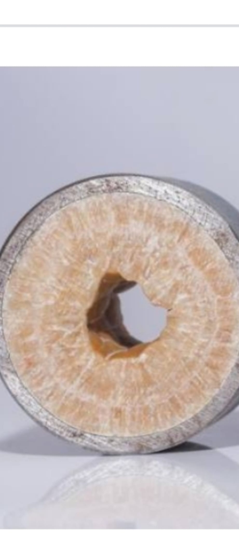 Tuyau avec dépôts calcaires